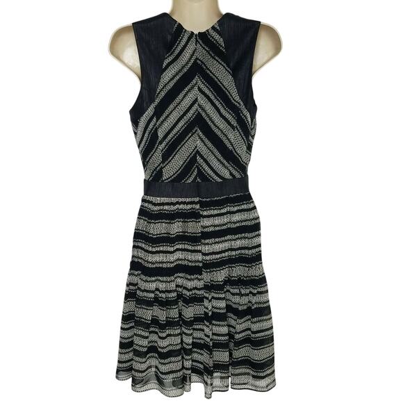 AX Armani Exchange Dress SZ 2 Black Gray A-Line - Picture 2 of 6